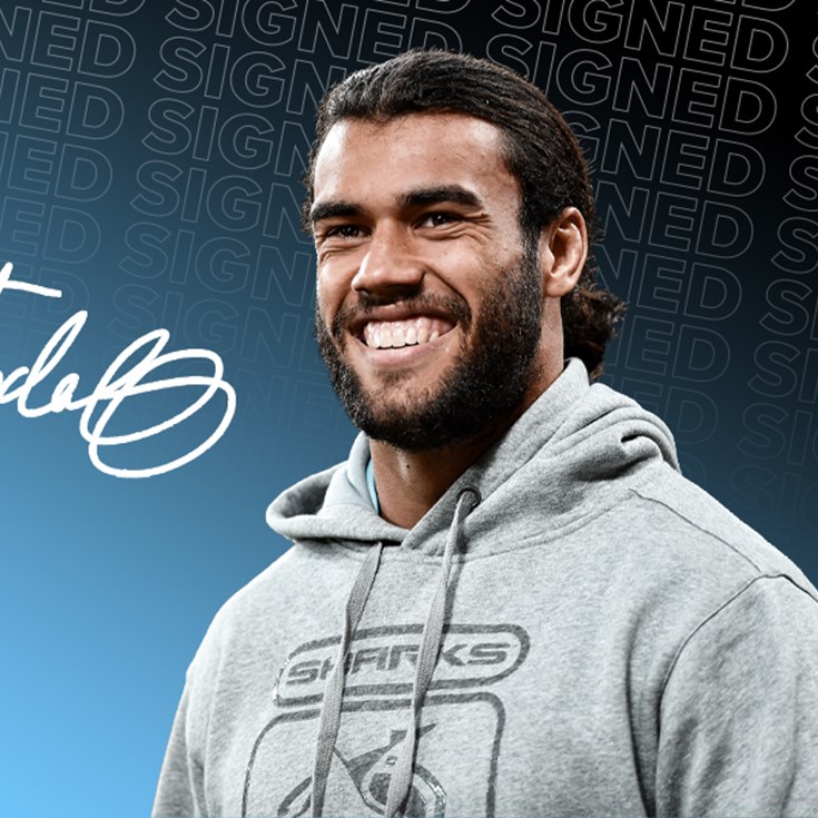 Toby Rudolf re-signs with Sharks