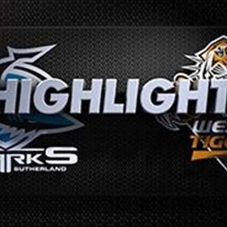 Sharks v Tigers Rd 17 (Highlights)