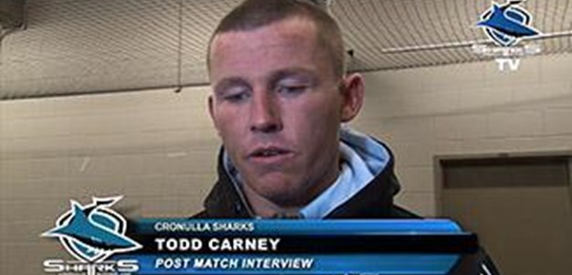 Todd Carney Post game Interview