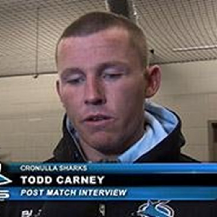 Todd Carney Post game Interview