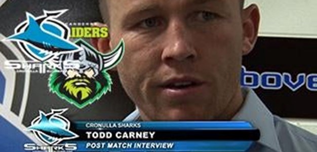 Carney Post-Match vs Raiders