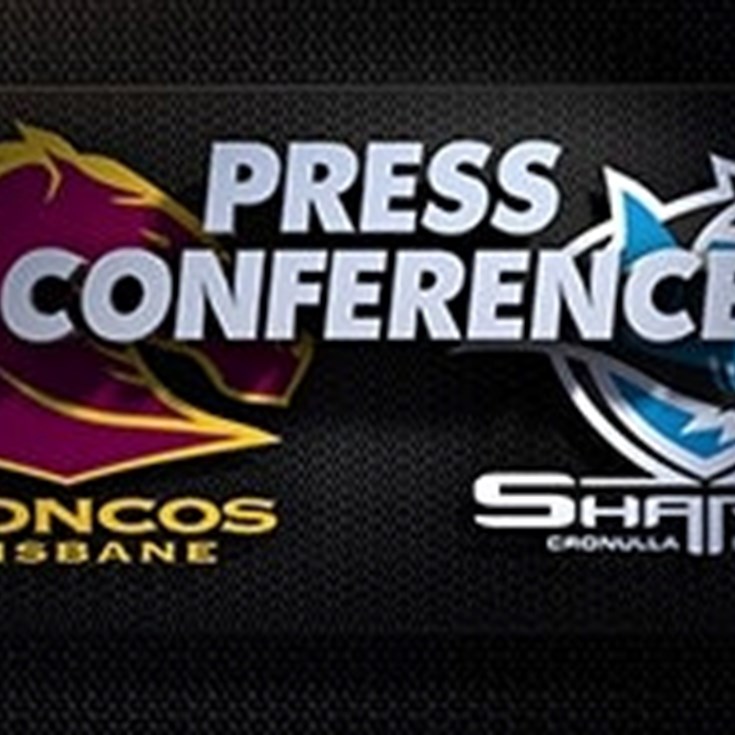 Sharks v Broncos Rd 18 (Press Conference)
