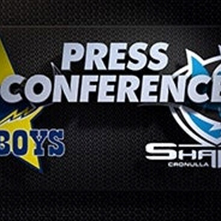 Sharks v Cowboys Rd 16 (Press Conference)