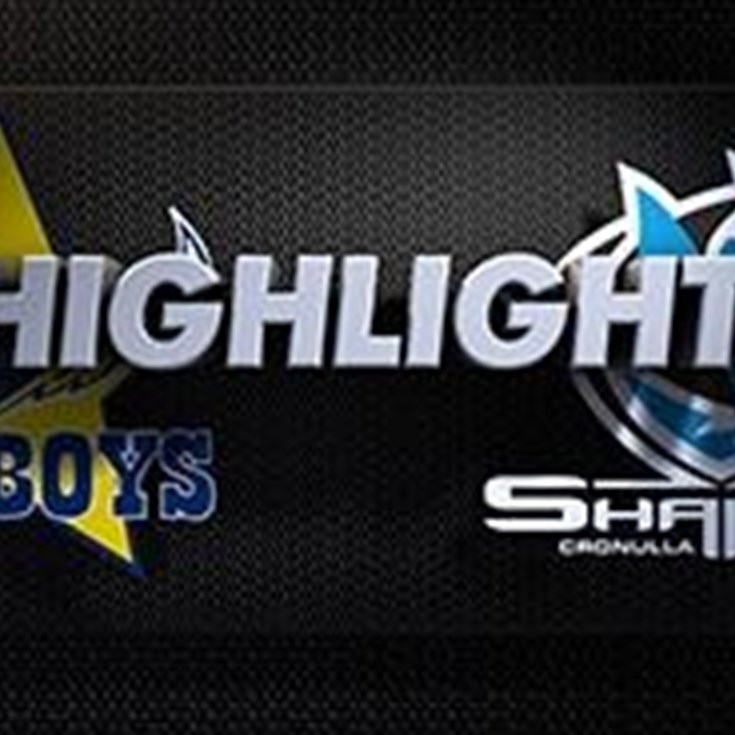 Sharks v Cowboys Rd 16 (Highlights)