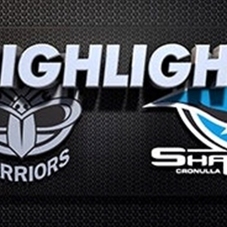 Sharks v Warriors Rd 21 (Highlights)