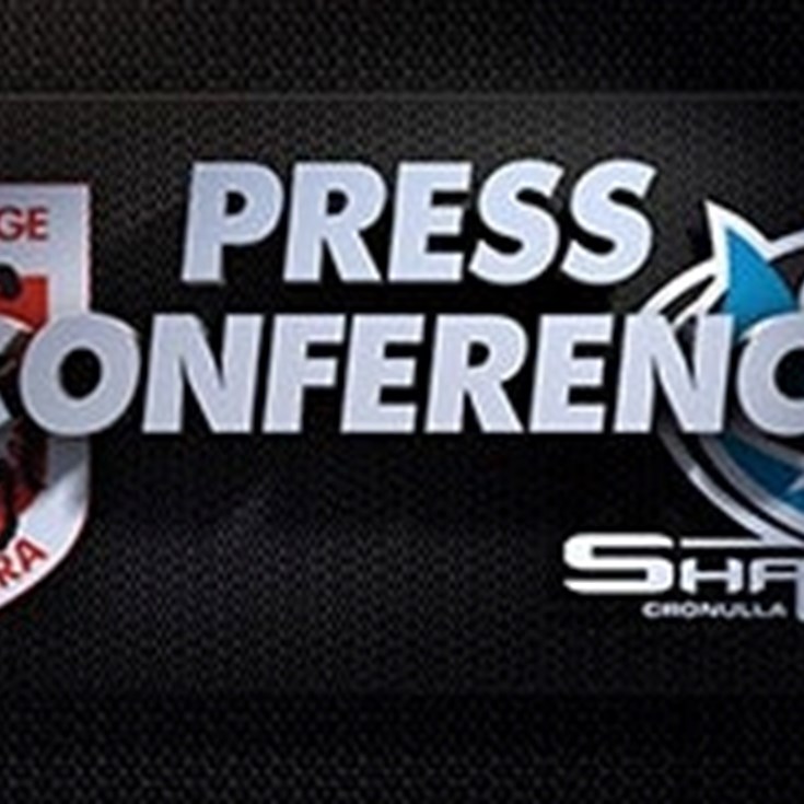 Sharks v Dragons Rd 23 (Press Conference)
