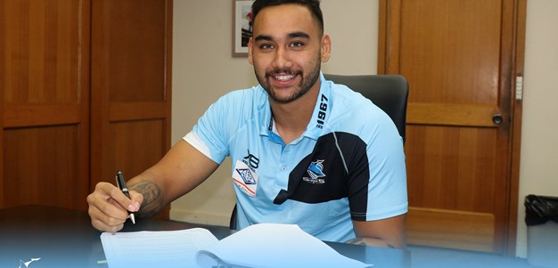 Briton Nikora re-signs with the Sharks until end of 2022