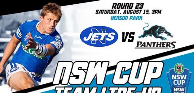NSW CUP TEAM LIST – Jets v Panthers