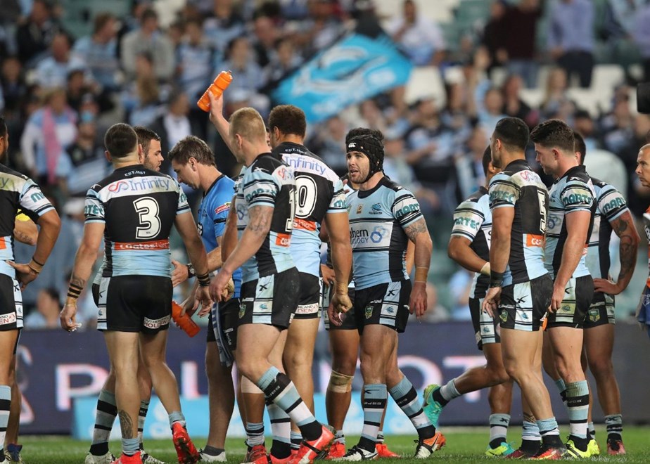 Competition - NRL Premiership .Date  -   July 18th 2016.Teams - Sydney Roosters v Cronulla Sharks.at - Allianz Stadium SydneyPic Grant Trouville @ NRL Photos.