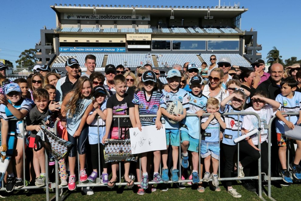 Competition - NRL Premiership. Round - Grand Final Week.Date  -   September 27th 2016.Teams - Cronulla Sharks Fan Day.at - Shark Park, Southern Cross Group Stadium Cronulla.Pic - Grant Trouville Â© NRL Photos.