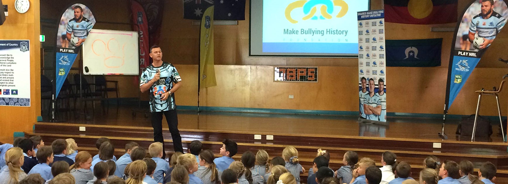 Sharks continue efforts to ‘Make Bullying History’