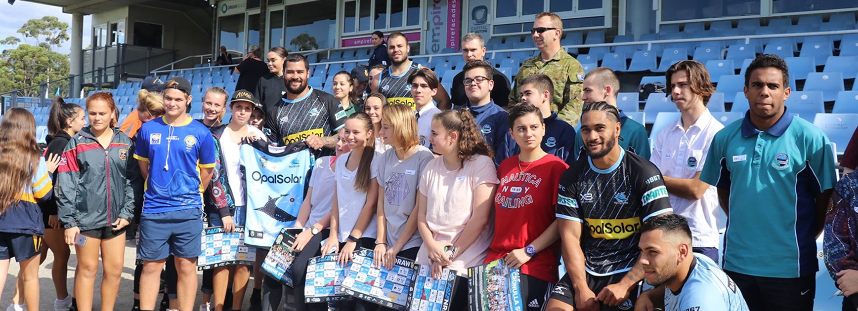 Sharks and the ADF partner up