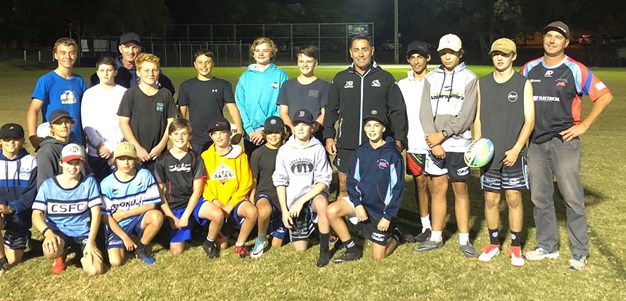 Flanagan spreads the word at JL clubs