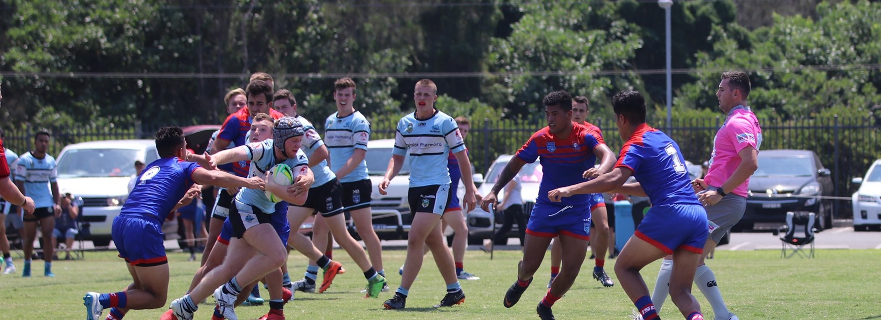 Sharks and Knights clash in junior trials