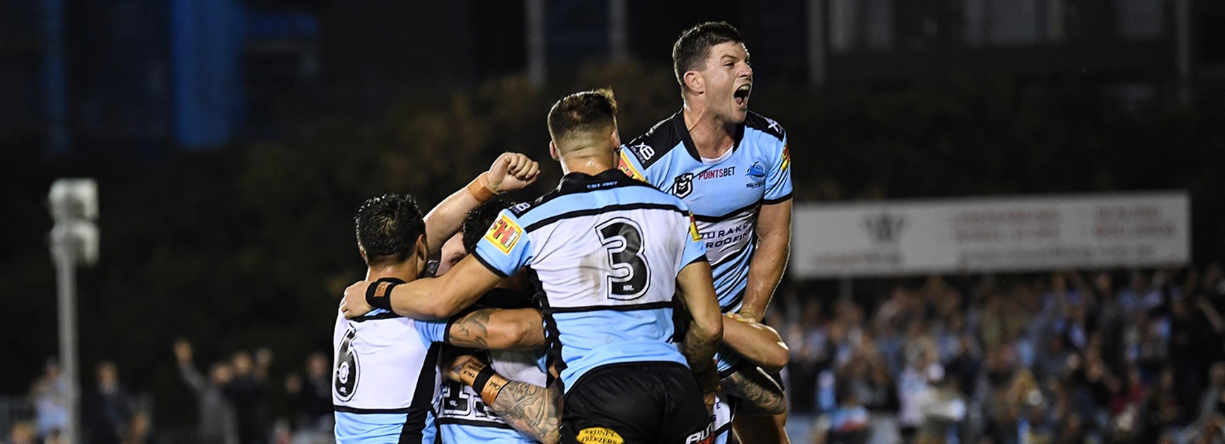 Sharks storm home for stunning comeback win