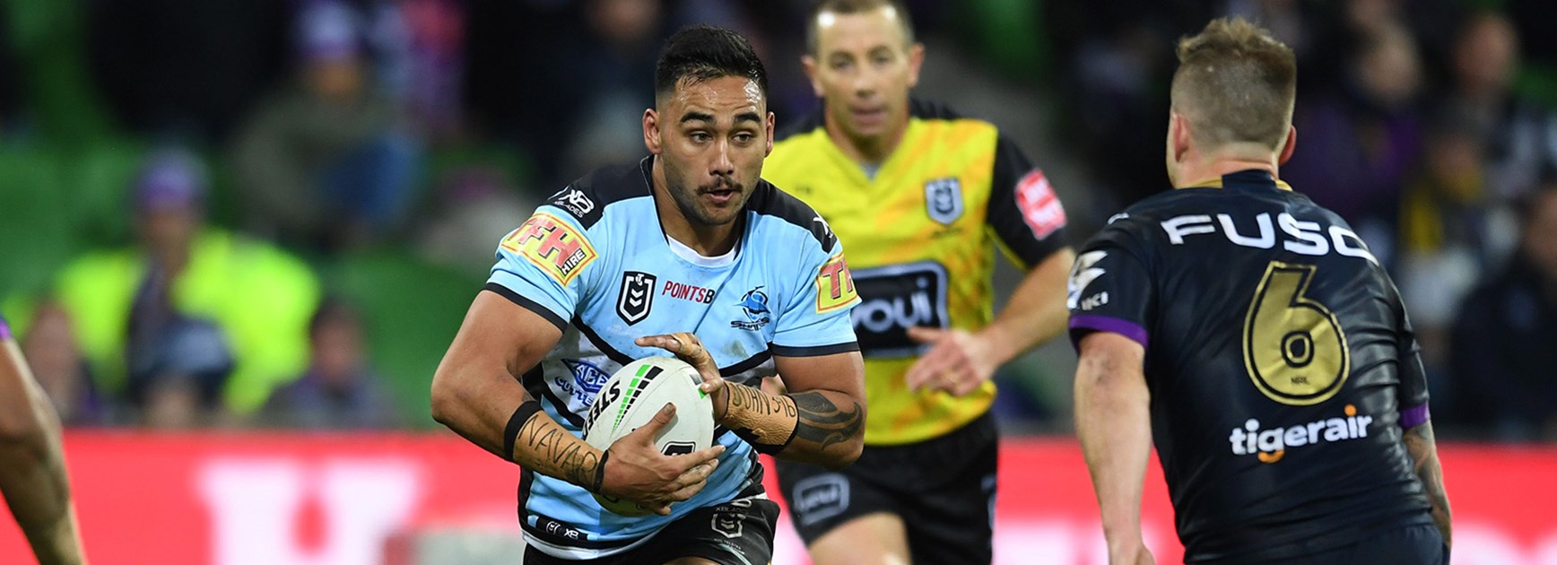 Storm celebrate with win over Sharks