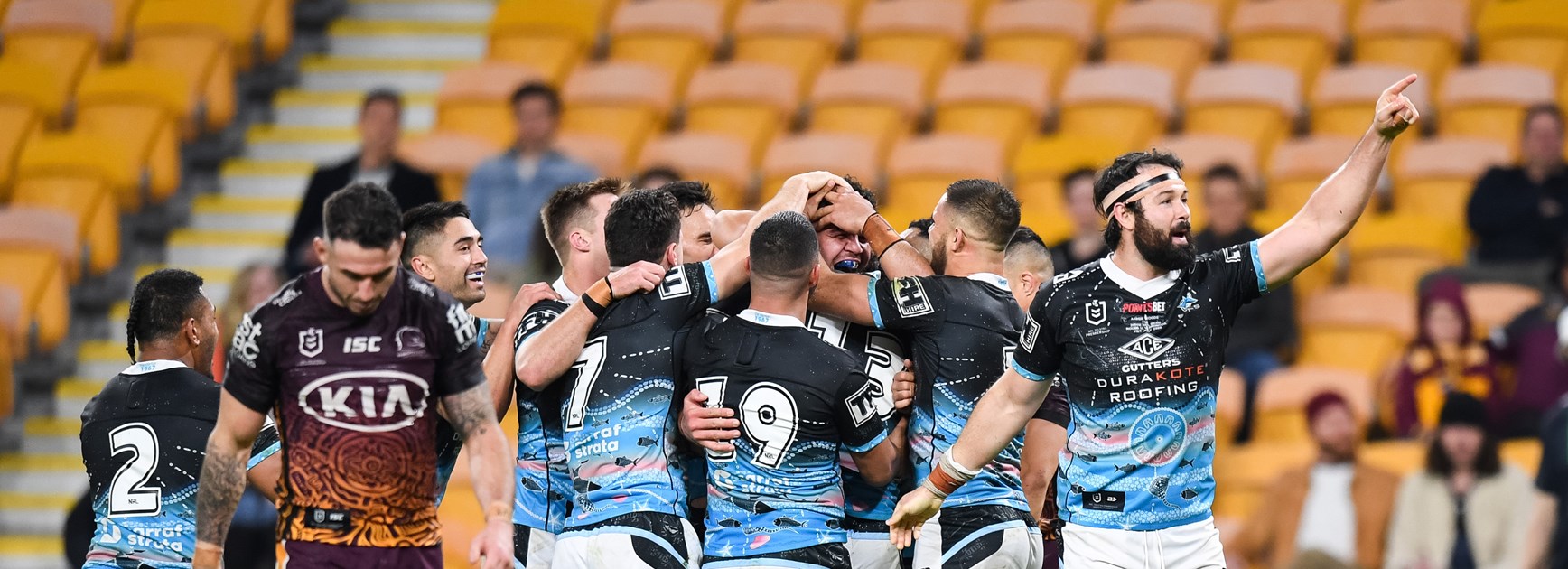 Young Sharks come from behind to beat the Broncos