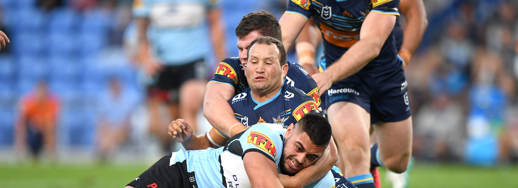 Strong second half propels Sharks to Titans victory