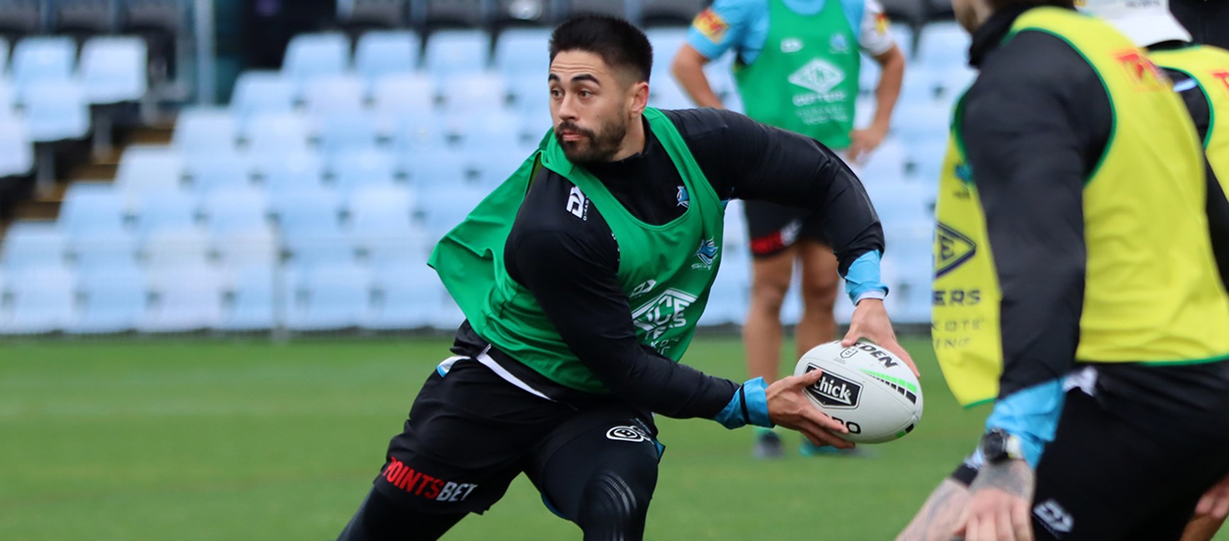 Sharks prepare for the Warriors