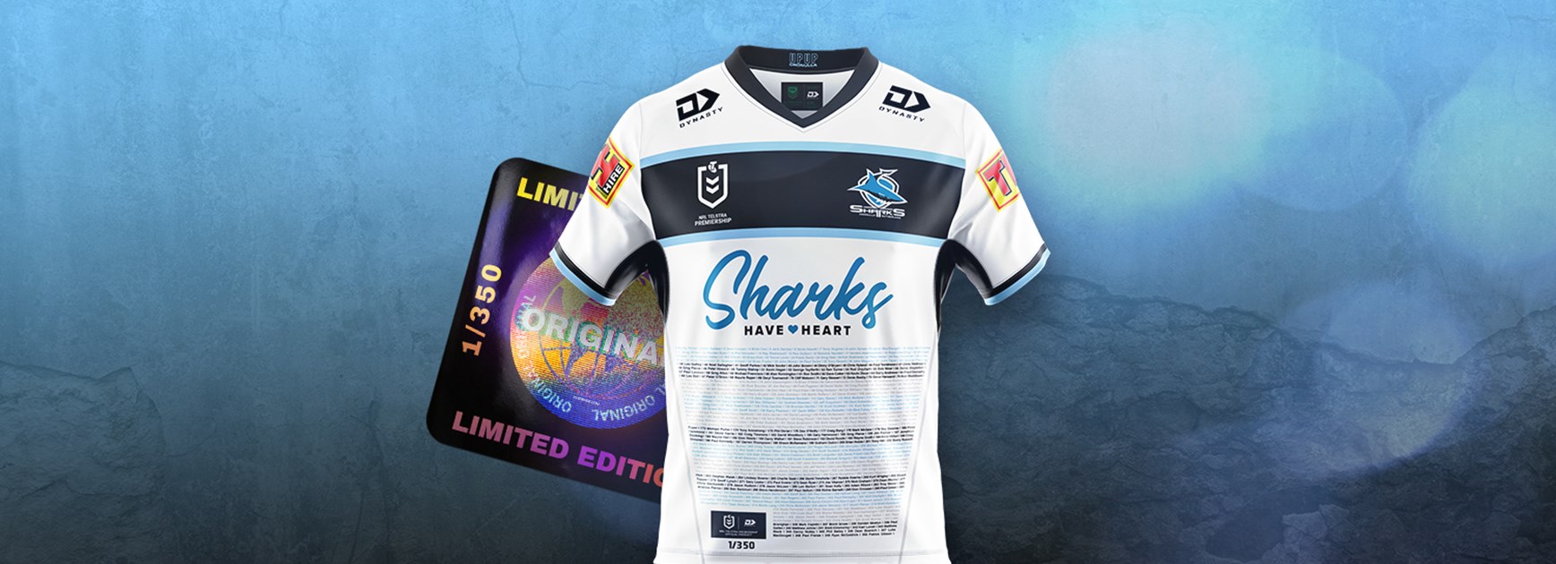Sharks Launch Limited Edition Charity Jersey