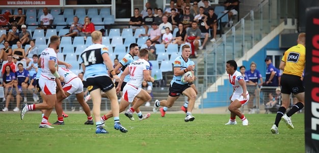 Sharks come from behind to down Dragons in first trial