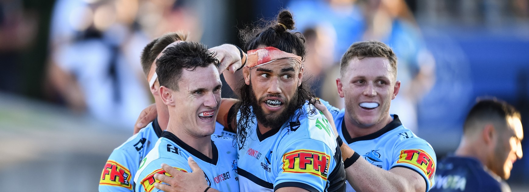 Sharks whip the Cowboys in eight-try win