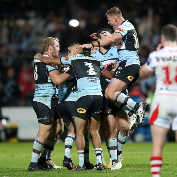 Sharks clinch golden point derby win over Dragons
