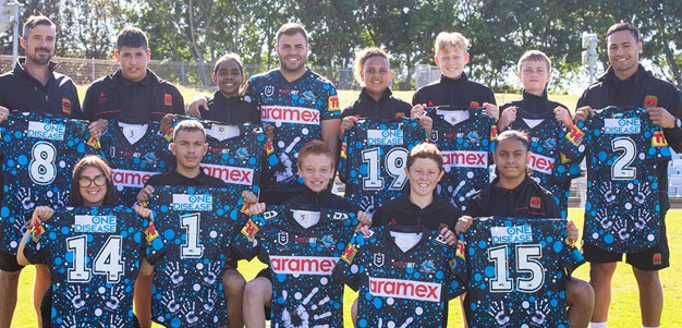 Sharks recognise Indigenous round with special jersey presentation