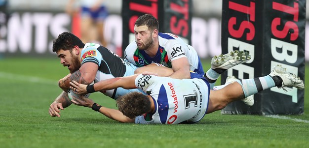 Sharks come off top rope to rock and roll past Warriors