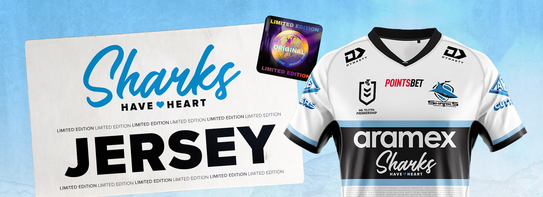 We have a winner! Sharks 2022 Charity Jersey now on sale
