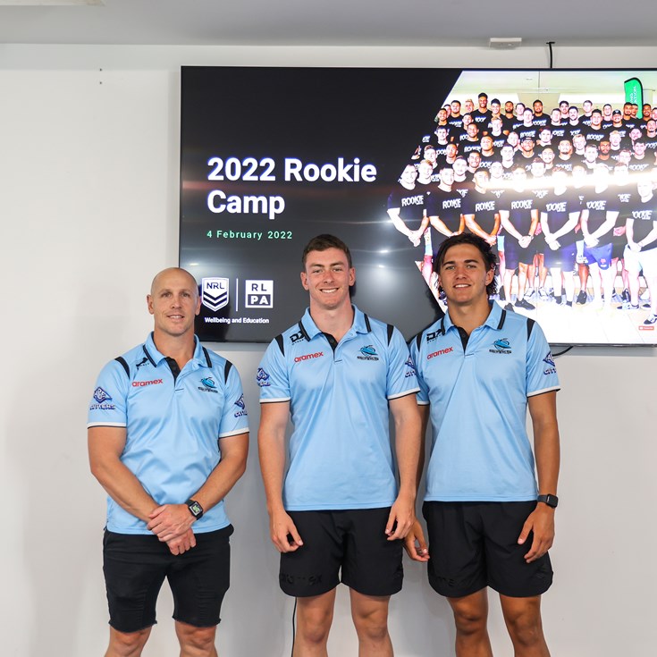 NRL camp puts Sharks rookies through their paces