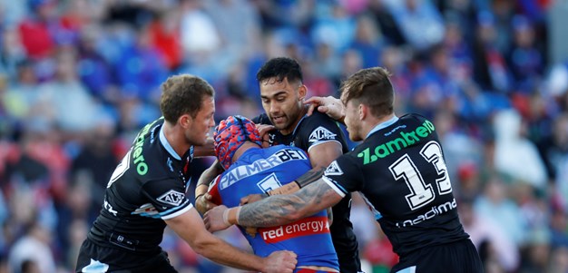 Sharks sink to Knights in Newcastle