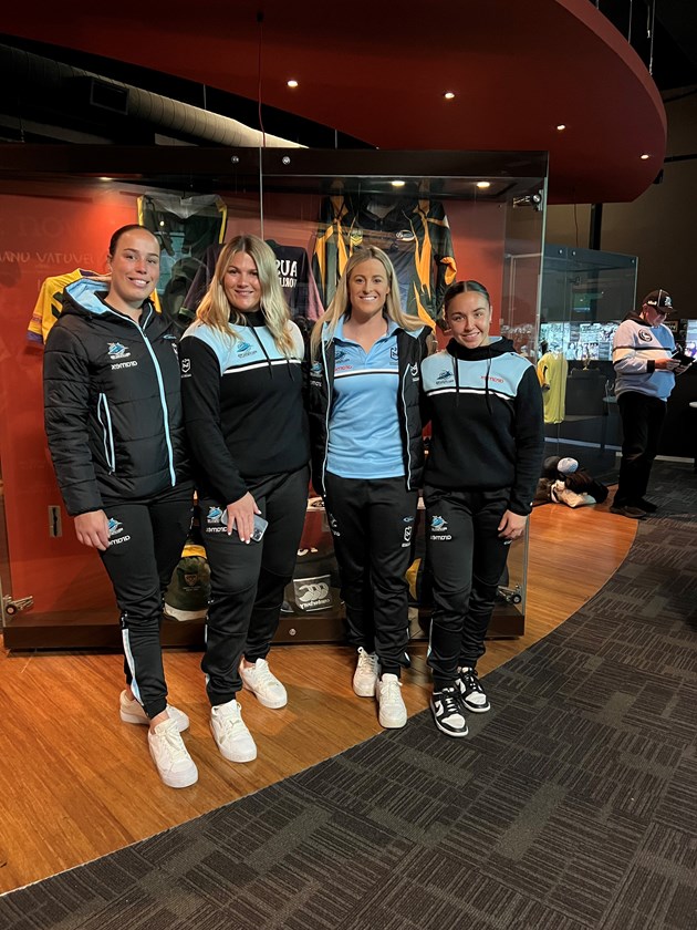 NRLW squad members joined the Diamond and Platinum members at the exclusive VIP event at the NRL Museum 