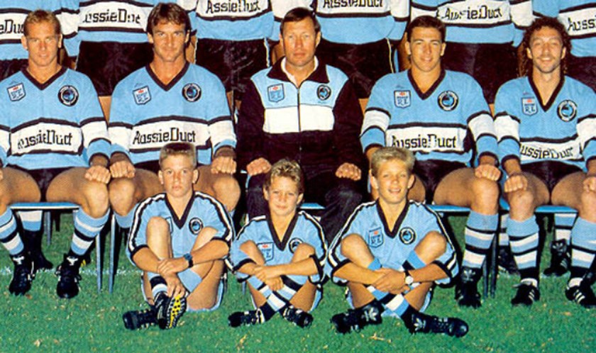 Glen Hogan, Ryan Shulman and Matthew Souter were the club's ball boys in 1988.