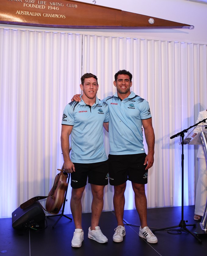 McInnes and Finucane at the club's season launch.