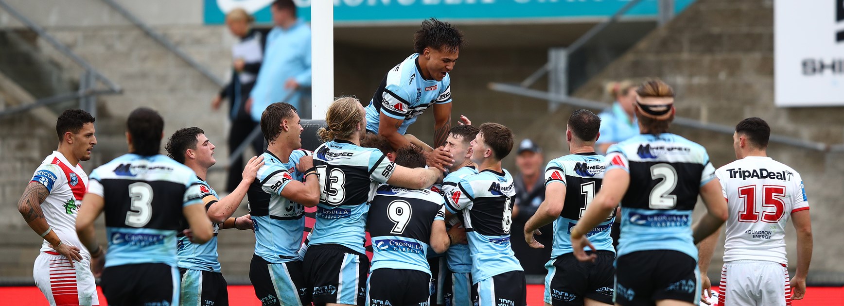 Sharks take out Flegg local derby