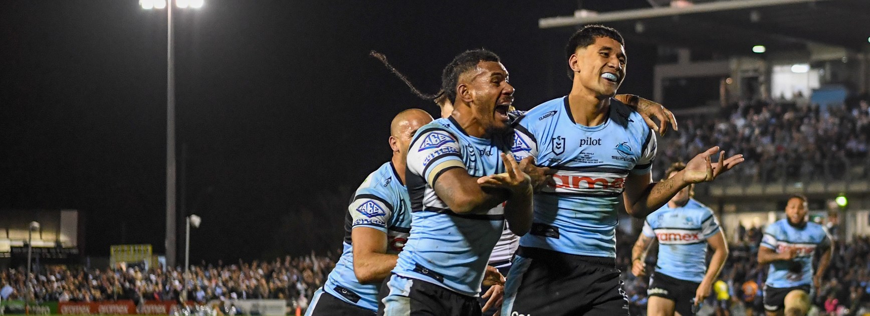 Sharks mark milestones with win over Roosters