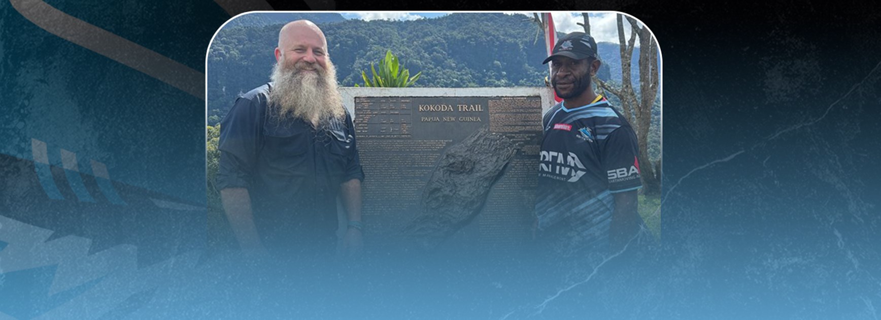 Sharks colours on show at Kokoda