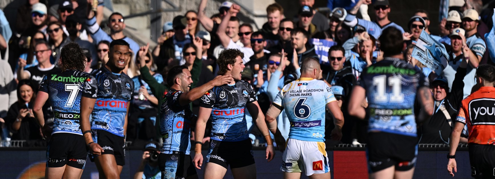 Sharks rout Titans but lose McInnes to knee injury