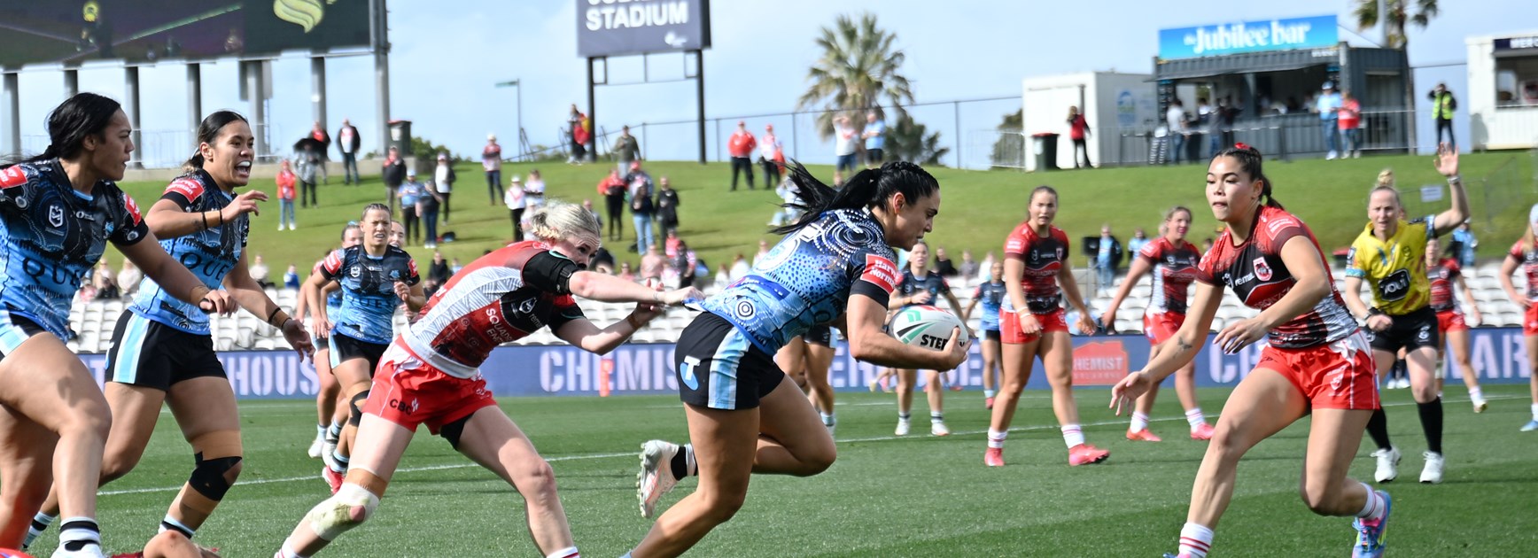 Sharks overpower Dragons in NRLW derby