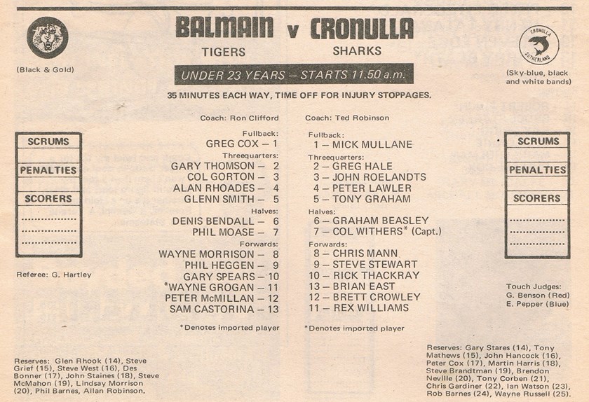 1975 grand final line-ups.