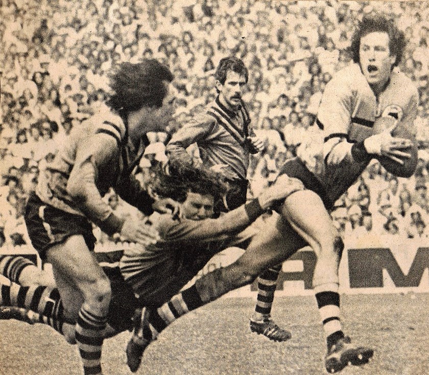 Mick Mullane on the burst in the Under 23s grand final.