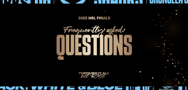 2025 Finals Series FAQs