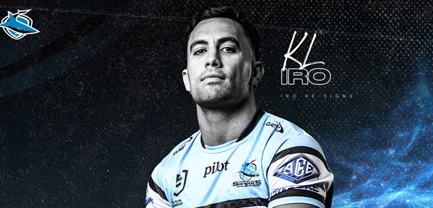 Iro recommits to Sharks until end of 2029