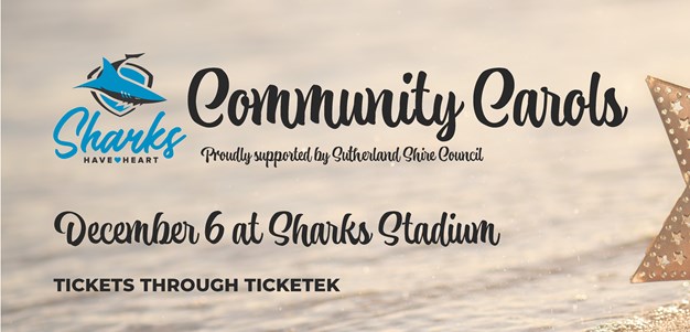 Tickets on sale for Sharks Have Heart Community Carols