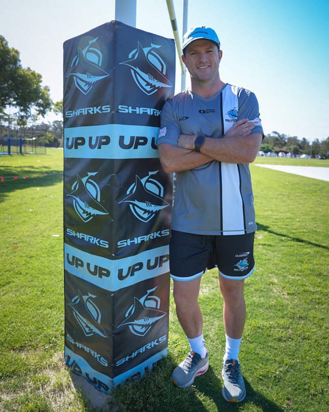 Back in black, white and blue: Chad Townsend will coach Cronulla's SG Ball squad in 2026