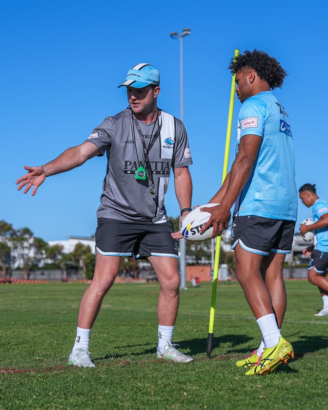 Townsend sharing his knowledge with the next generation