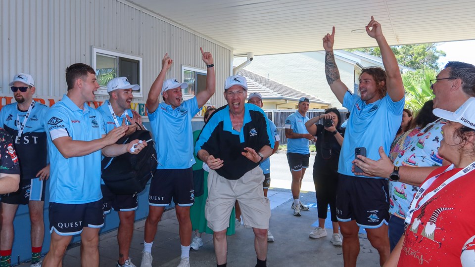 Sharks deliver joy in Christmas Blitz