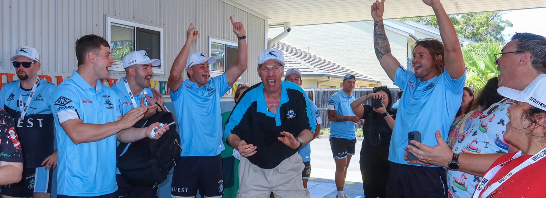 Sharks deliver joy in Christmas Blitz