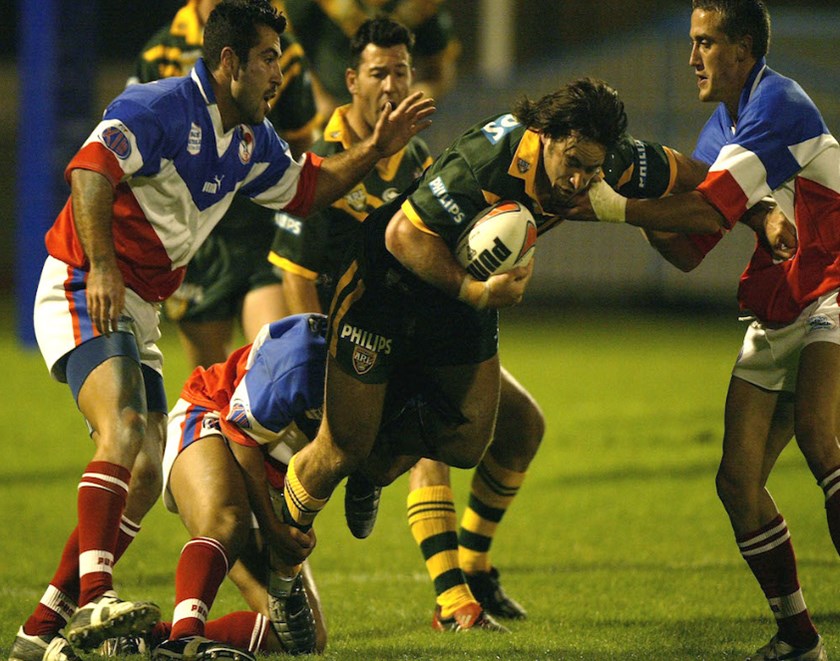 Bailey in action on an Ashes tour.